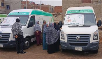 محافظ الدقهلية يتابع أعمال قافلة طبية مجانية بدكرنس استفاد منها 400 مواطن