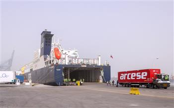 تداول 25 سفينة حاويات وبضائع عامة بميناء دمياط