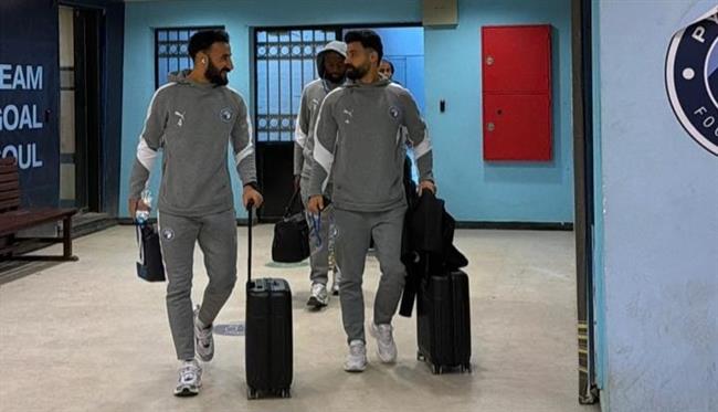 دوري أبطال أفريقيا.. بيراميدز يصل إلى الملعب لمواجهة باور ديناموز  