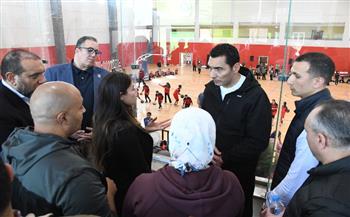 وزير الشباب والرياضة يقوم بجولة بنادي النادي بالعاصمة الجديدة