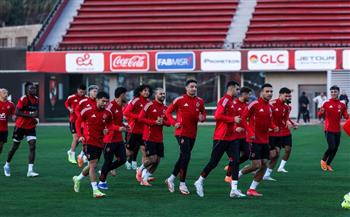 الأهلي يختتم تدريباته استعدادًا لمباراة الجيش الملكي المغربي بدوري أبطال أفريقيا