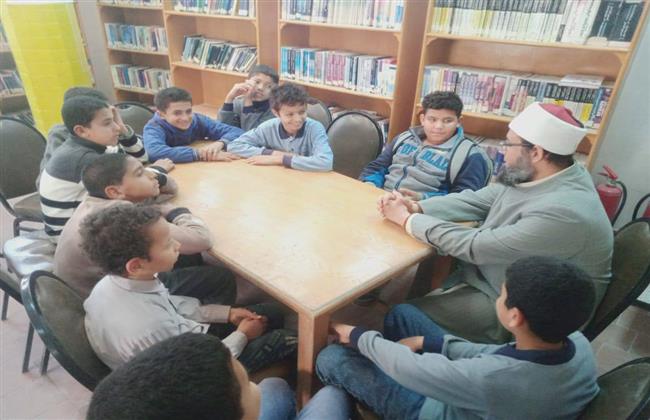 ورشة حكي بمكتبة أطفيح الثقافية بعنوان «الرحمة» 