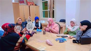 ورشة فن الكروشيه لـ «فانوس رمضان» بقصر ثقافة دمنهور