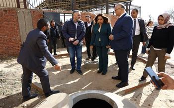 وزيرة التنمية المحلية والبيئة تتفقد وحدة البيوجاز بمجزر كفر شكر بالقليوبية 