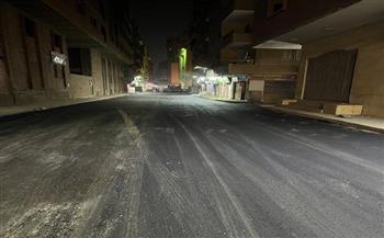 محافظ الجيزة يتابع أعمال رصف ورفع كفاءة الشوارع بحي العمرانية