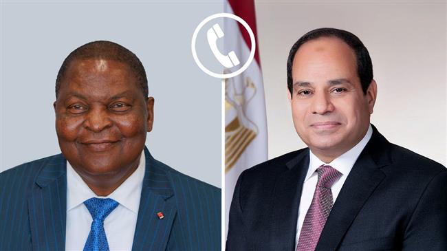 الرئيس السيسي يهنئ رئيس جمهورية إفريقيا الوسطى بفوزه بفترة رئاسية ثالثة