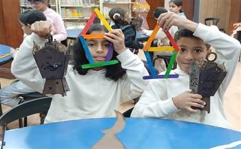 ورشة بعنوان "رمضان جانا" لأبناء مكتبة مدينة نصر العامة