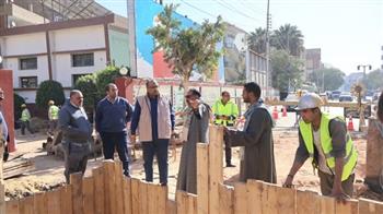 مياه الشرب بسوهاج الانتهاء من أعمال إصلاح هبوط 3 خطوط صرف صحي كبرى