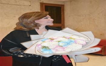 إلهام شاهين تحتفل بمرور 5 سنوات على المهرجان المصري الأمريكي للسينما والفنون