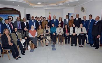 لقاء القنصل المصري في الكويت مع عدد من أبناء الجالية المصرية