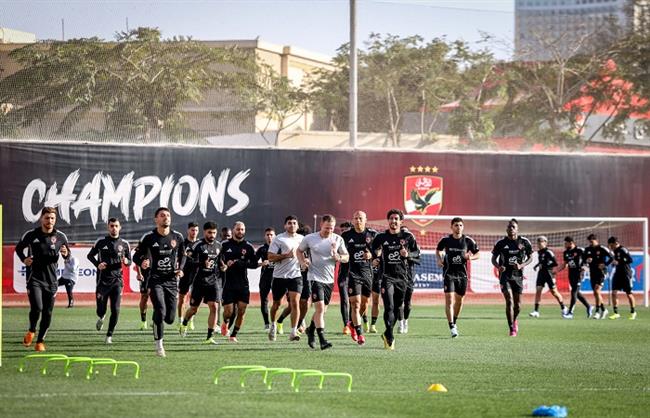 الأهلي يستأنف تدريباته استعدادًا لمباراة الجونة في الدوري الممتاز  