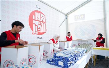 مايا مرسي: الهلال الأحمر المصري بالشيخ زويد يقدم مليون وجبة للأشقاء الفلسطينيين