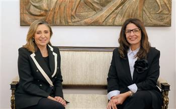 وزيرة الثقافة الدكتورة جيهان زكي تستقبل الدكتورة  نيفين الكيلاني لتعزيز  التواصل