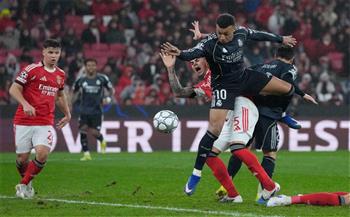 دوري أبطال أوروبا.. ريال مدريد يتفوق على بنفيكا في القيمة التسويقية