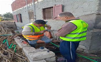 توصيل مياه الشرب مجانًا إلى 500 أسرة أولى بالرعاية في الشرقية