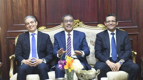 ضياء رشوان يلتقي وفدي «الصحفيين» و«الإعلاميين» لبحث تعزيز التعاون والارتقاء بالمهنة
