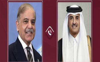 أمير قطر ورئيس وزراء باكستان يؤكدان أهمية الحلول الدبلوماسية والحوار لتسوية الأزمات 