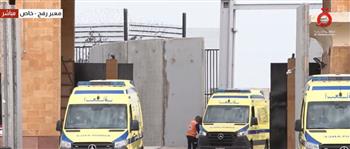 معبر رفح يستقبل دفعة جديدة من المصابين الفلسطينيين من قطاع غزة