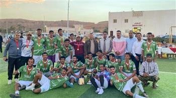 مركز شباب العصلة يتوج بلقب دوري مراكز الشباب بجنوب سيناء