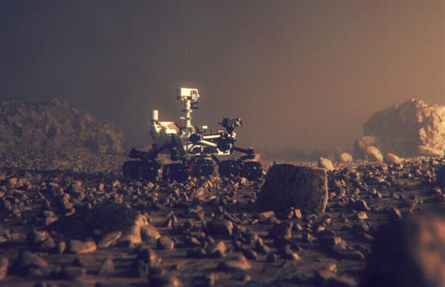 صخرة من المريخ بجزيئات عضوية لا يستطيع العلماء تفسيرها