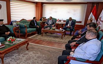 محافظ سوهاج يستقبل مدير الأمن للتهنئة بتوليه المنصب الجديد