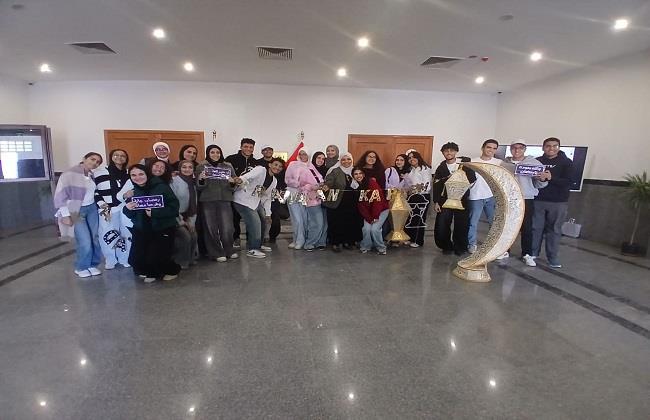 طلاب جامعة القاهرة الأهلية يحيون الأجواء الرمضانية في مشهد يعكس روح الأسرة الجامعية