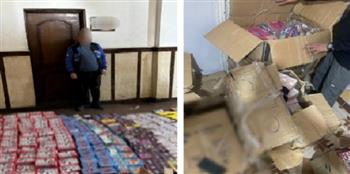 ضبط مخزن ألعاب نارية غير مرخص وحيازة 700 ألف قطعة بالإسكندرية