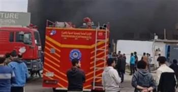 حريق داخل مصنع ملابس في المنطقة الصناعية بمدينة 6 أكتوبر
