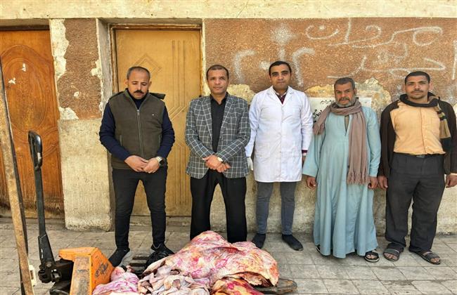 ضبط 139 كيلو لحوم فاسدة وغير صالحة للاستهلاك الآدمي بسوهاج