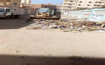 حملات مكثفة للنظافة ورفع الإشغالات وتمهيد الطرق وتحسين المظهر الحضاري في الفيوم