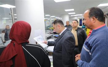 محافظ دمياط يتفقد المركز التكنولوجي لخدمة المواطنين بالوحدة المحلية لمركز ومدينة دمياط 