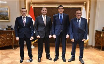 وزير الرياضة يستقبل رئيس المتحدة وشركة استادات لبحث التعاون المشترك