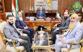 محافظ المنوفية يستقبل وفد قيادات حزب النور لتقديم التهنئة بتوليه مهام منصبه الجديد 