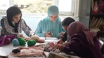 الفنون التشكيلية ينفذ ورشة "نسيج" بمركز رامتان الثقافي بمتحف طه حسين