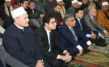 محافظ الدقهلية يشهد احتفالية ليلة النصف من شعبان بمسجد النصر بالمنصورة