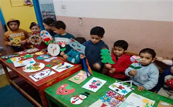 معرض نتاج الورش الفنية للأطفال ببيت ثقافة طوخ