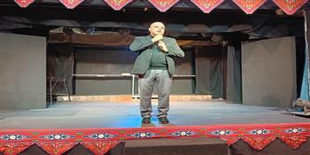 تامر عبدالمنعم يفتتح فاعليات خيمة البيت الفني للفنون الشعبية والإستعراضية 