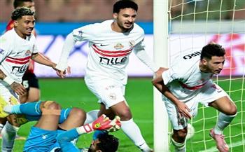 الدوري الممتاز.. أحمد فتوح يسجل الهدف الأول للزمالك في مرمى حرس الحدود 