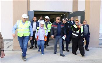 وزير الكهرباء يتفقد محطة الربط الكهربائي المصري السعودي العملاقة بمدينة بدر 