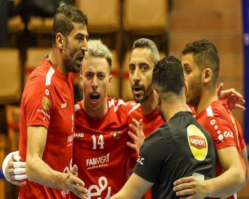 الليلة.. «رجال طائرة الأهلي» يواجه سموحة في دوري السوبر  