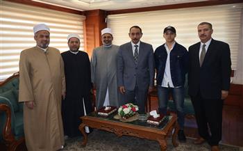 محافظ سوهاج يستقبل وفد مديرية الأوقاف لتقديم التهنئة بتوليه مهام منصبه الجديد