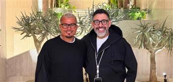 أحدث ظهور لـ عمرو دياب وعمرو مصطفى: أخويا وعشرة العمر