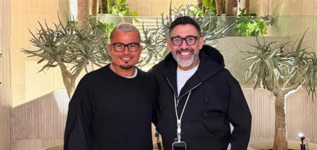 أحدث ظهور لـ عمرو دياب وعمرو مصطفى: أخويا وعشرة العمر  