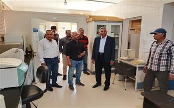 جولة ميدانية لرئيس مدينة القصير بمحطة التحلية