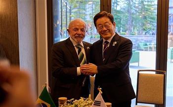 الرئيسان الكوري الجنوبي والبرازيلي يعقدان محادثات قمة اليوم 