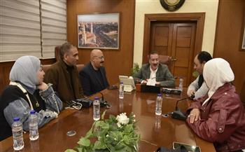 محافظ بورسعيد يستقبل مديري مكاتب القنوات والمواقع الإلكترونية الرسمية 