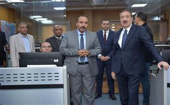 محافظ بورسعيد يتابع سير العمل بالشبكة الوطنية للطوارئ والسلامة العامة بالديوان العام