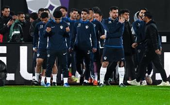 تدريبات استشفائية للاعبين الأساسيين في الزمالك استعدادًا لمواجهة زد