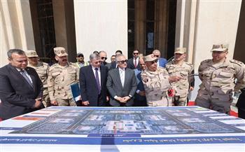 وزير العدل يتفقد مشروع مدينة العدالة بالعاصمة الجديدة