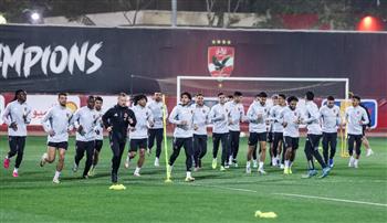 الأهلي يستأنف تدريباته استعدادًا لمباراة سموحة في الدوري الممتاز